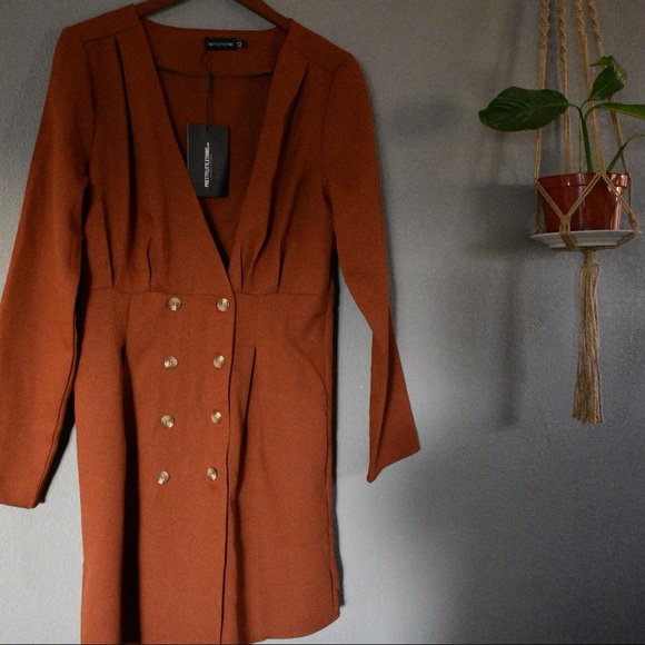 Rust Orange Dress - Picture 3 of 8